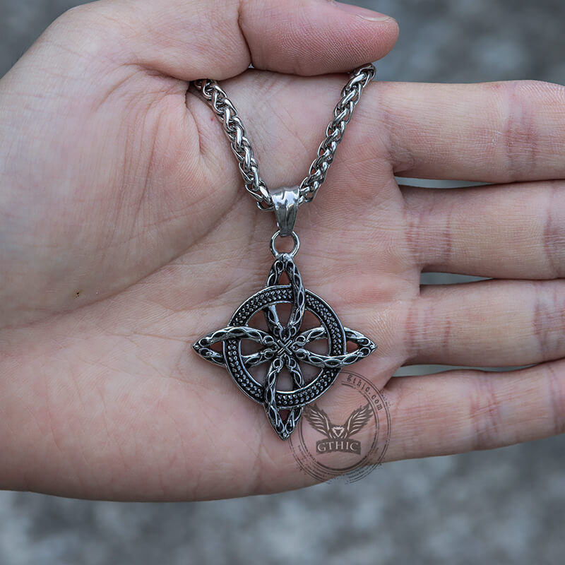 Witch’s Knot Stainless Steel Pendant