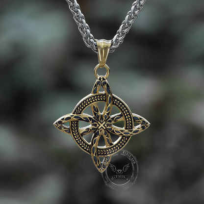 Witch’s Knot Stainless Steel Pendant