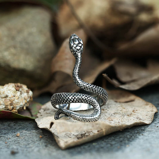Snake Stainless Steel Ring