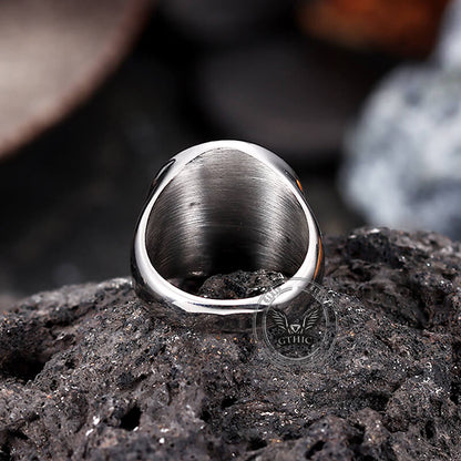 Wild Lion Stainless Steel Animal Ring