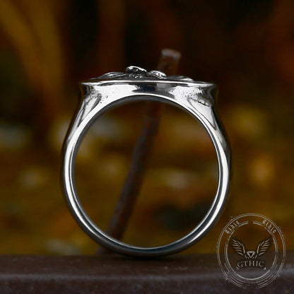 Wild Lion Stainless Steel Animal Ring