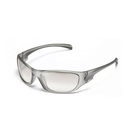 Y2k Millennial Color Uv-proof Square Frame Pc Sunglasses
