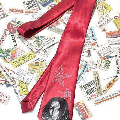 Y2k Plant Animal Print Hand-tied Tie
